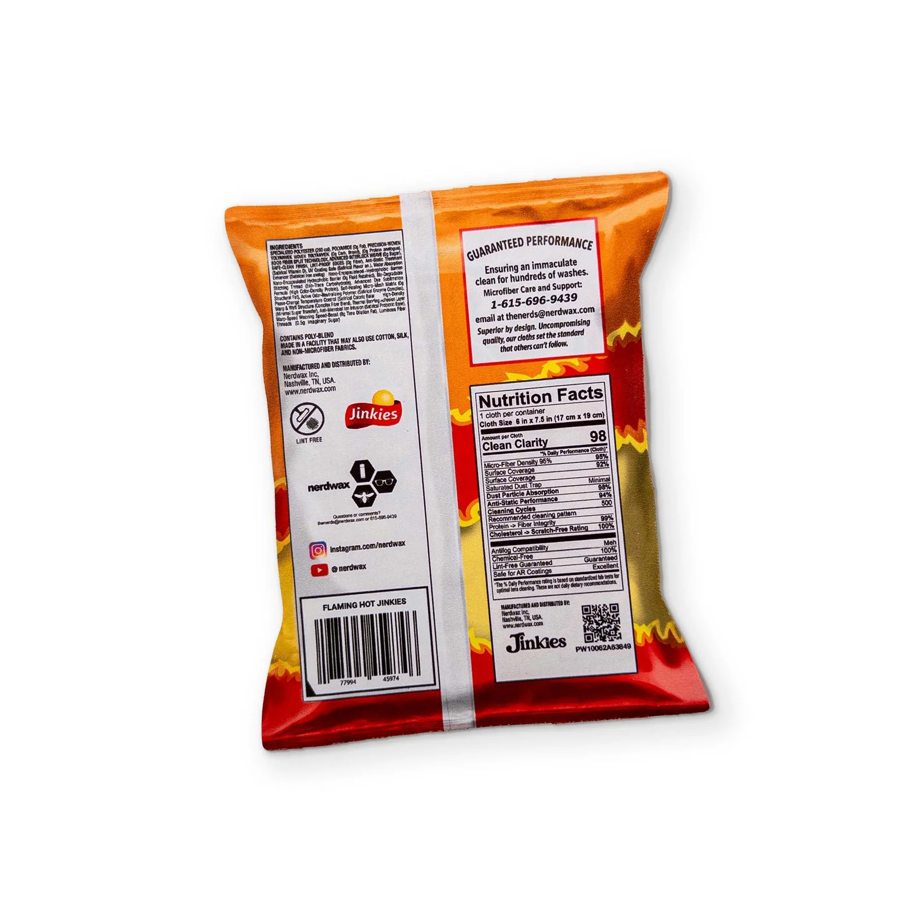 A Bag of Flaming Hot Jinkies You Can Clean Your Glasses With - Image 2