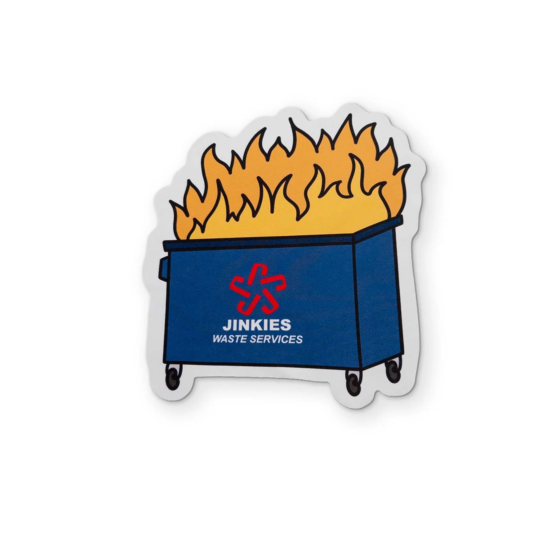 A DUMPSTER FIRE YOU CAN CLEAN YOUR GLASSES WITH