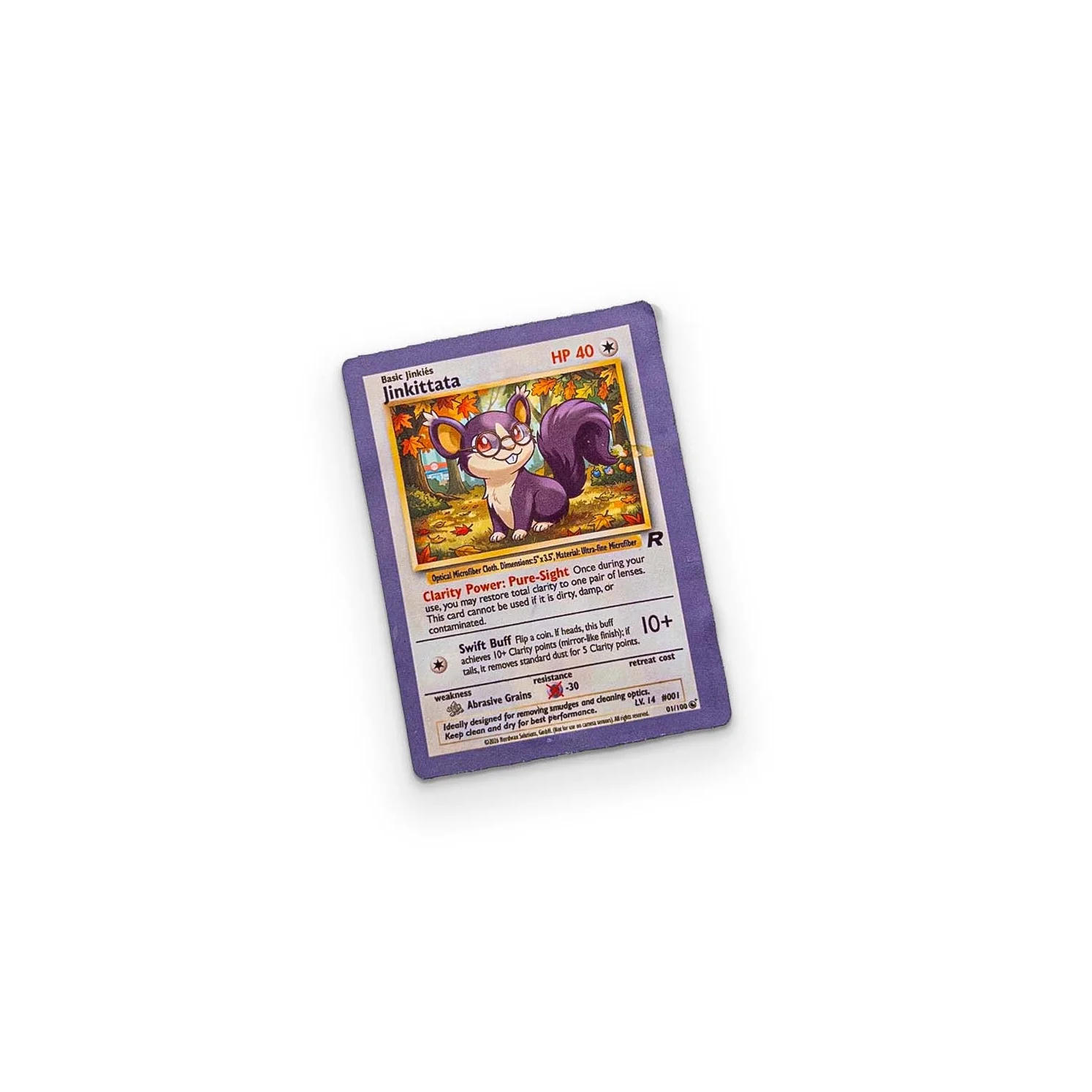 A JINKÉMON CARD YOU CAN CLEAN YOUR GLASSES WITH - Image 2