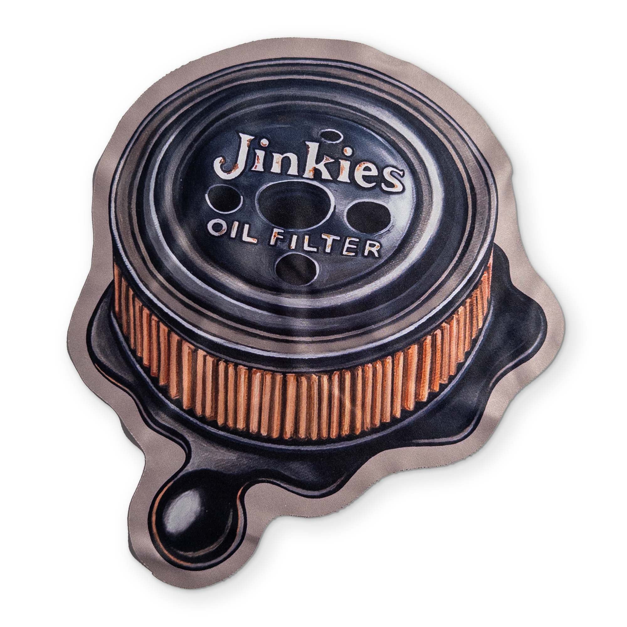 AN OIL FILTER YOU CAN CLEAN YOUR GLASSES WITH